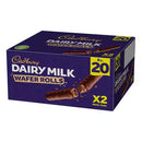 Cadbury Dairy Milk Wafer Rolls 24pc