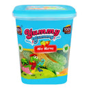 Yummy Gummy Mix Worms Jellies Jar