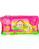 Bona Papa Plus Wipes 72's