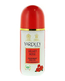 Yardley Roll On Velvet Rose 50ml